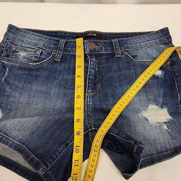 Joe’s Jeans Size 29 Women’s Medium Wash Marylee Distressed Jean Shorts R2 - Picture 4 of 8